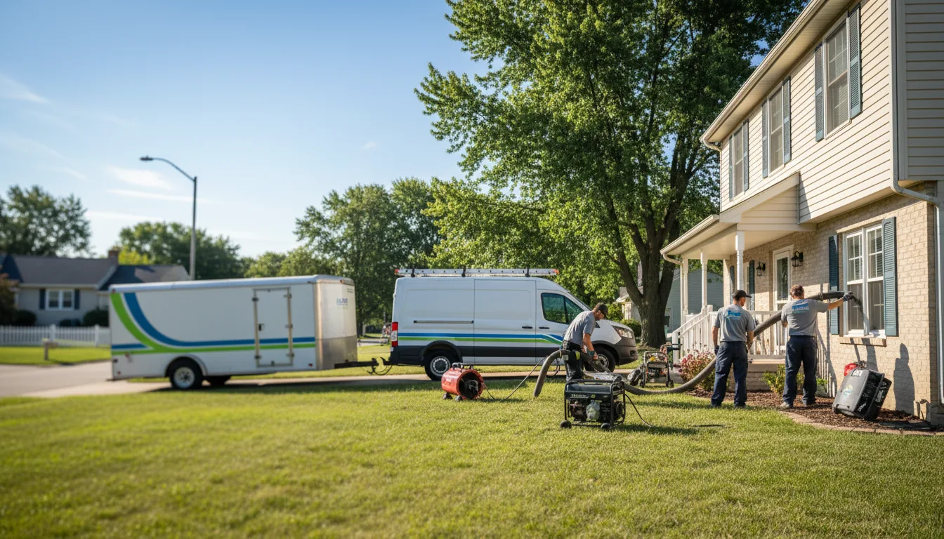 Flooded Basement Restoration And Cleanup With Repair in Brookville, IN near me